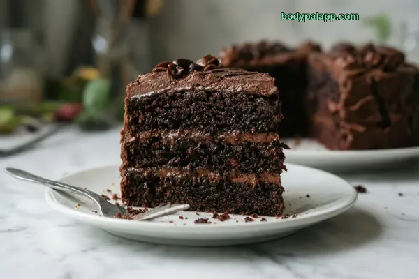 Chocolate Cake With Icing calories