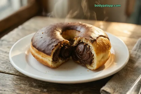 Chocolate Cream Filled Donut calories
