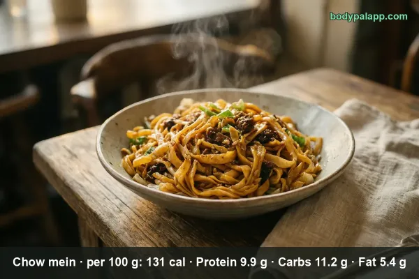 Chow Mein calories