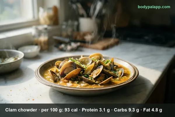Clam Chowder calories