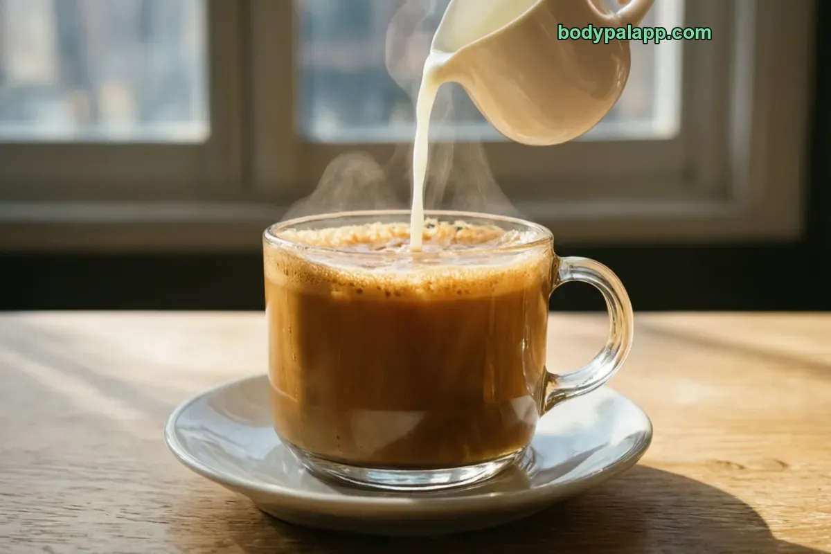 Café con leche, sin azúcar