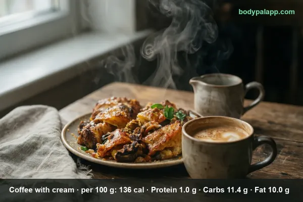 Coffee With Cream calories