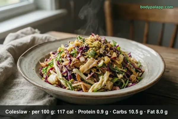 Coleslaw calories