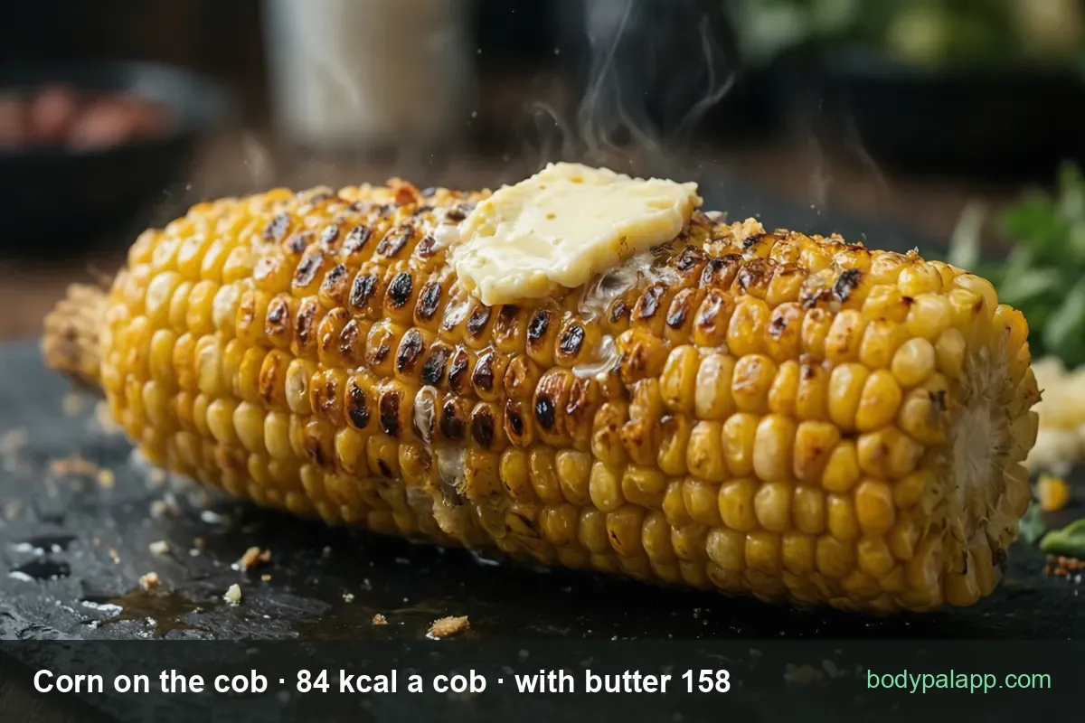 Corn on the cob - 84 kcal a cob