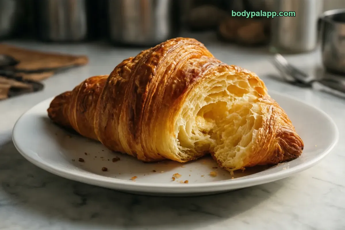 Costco croissant, large butter croissant