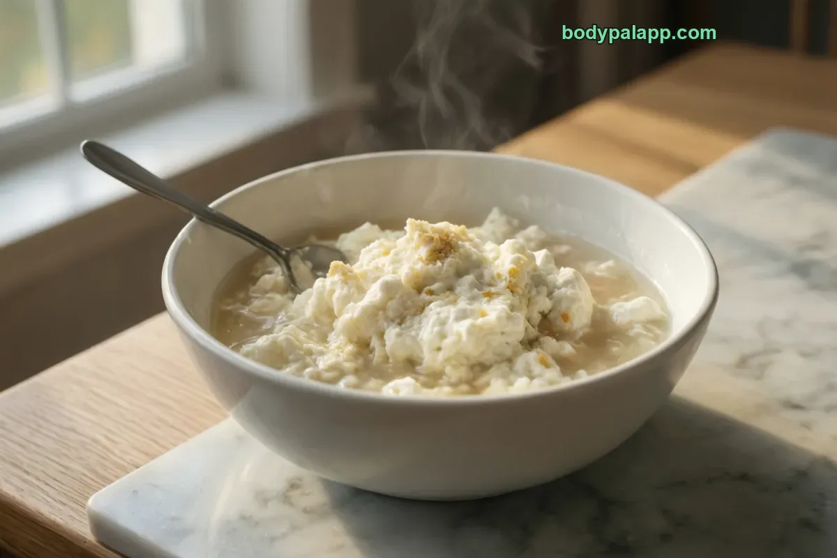 Cottage cheese, creamed, large or small curd