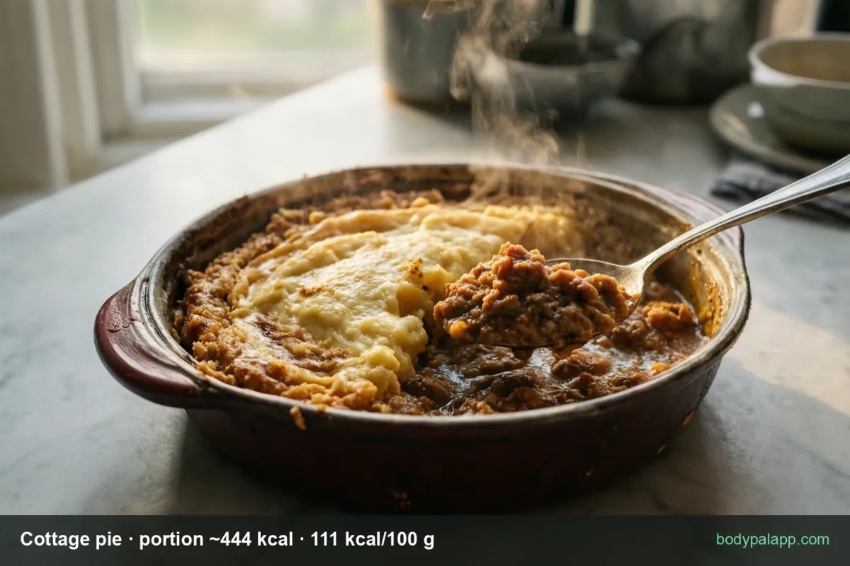 Cottage pie - ~444 kcal a portion