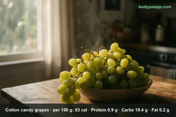 Cotton Candy Grapes calories