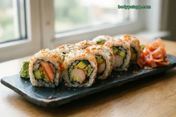 Crab Sushi Roll (California Roll) calories
