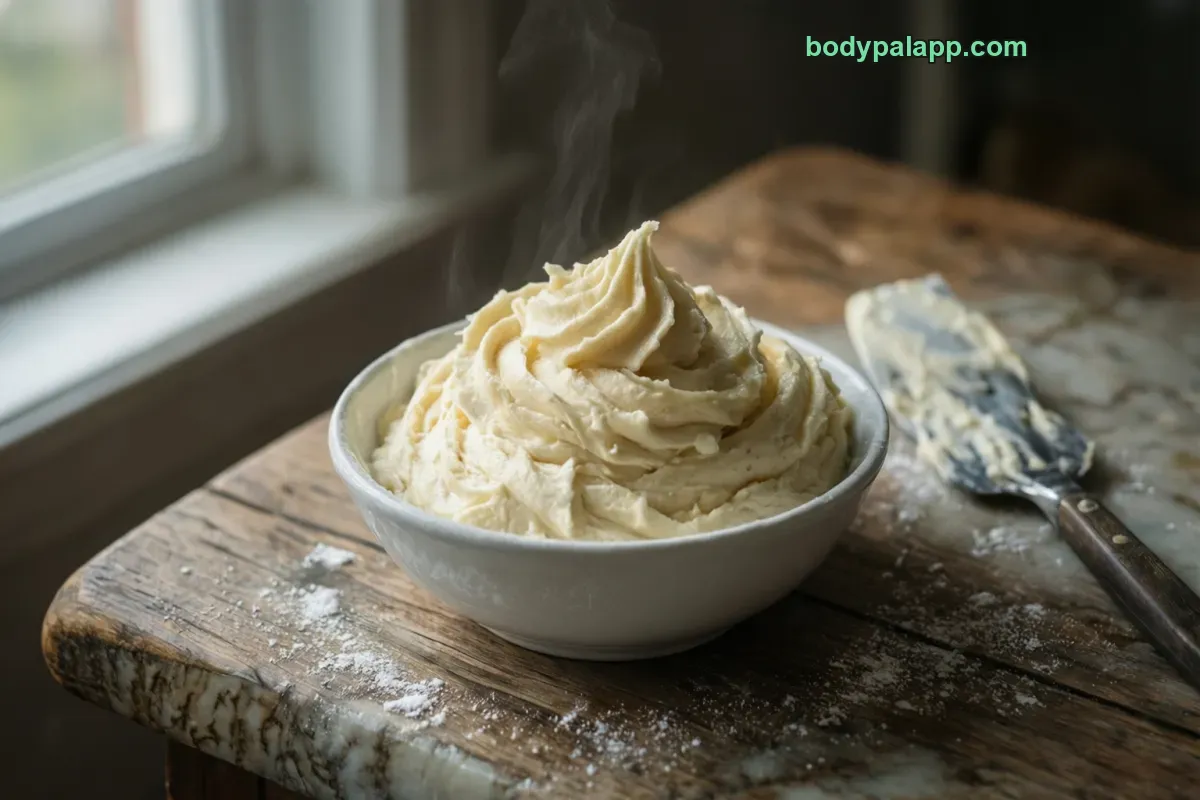 Cream cheese icing, ready-to-eat, store-bought