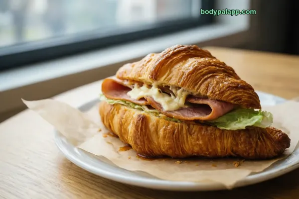 Croissant Sandwich calories