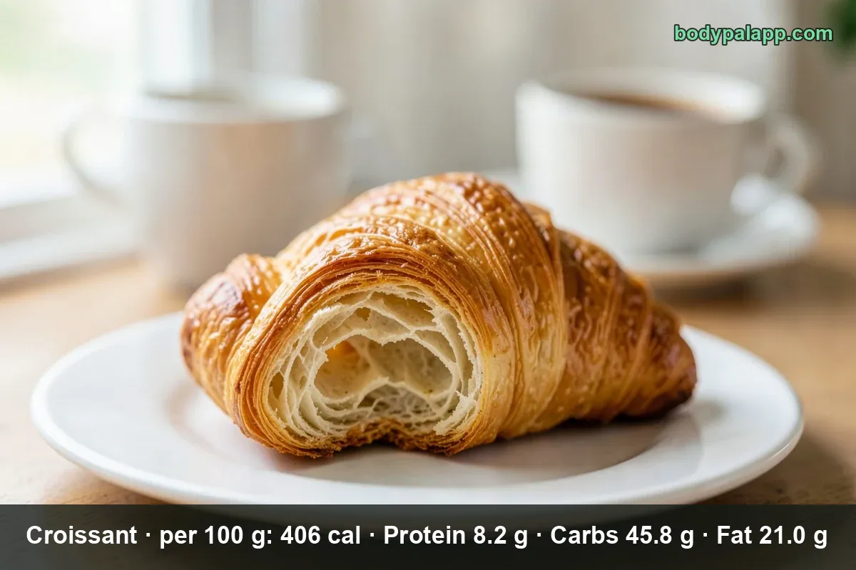 Croissant, vers gebakken, naturel