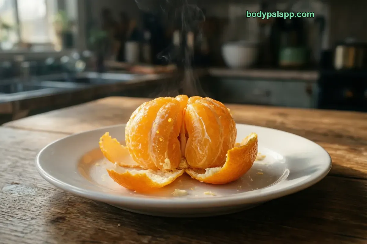 Cutie orange, raw mandarin, peeled