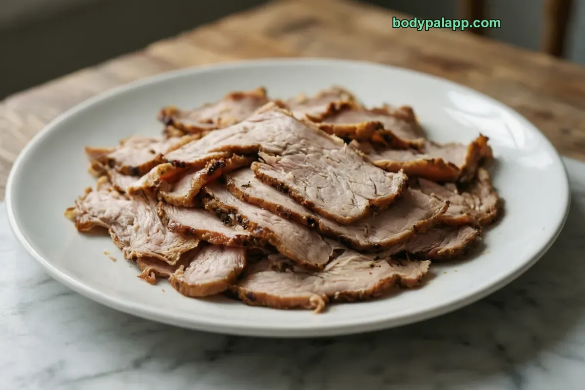 Deli turkey, sliced, prepackaged or deli