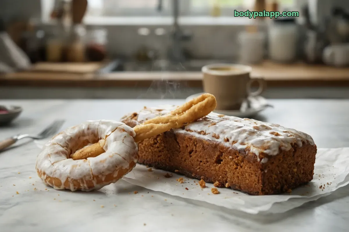 Donut stick, cake-type, plain