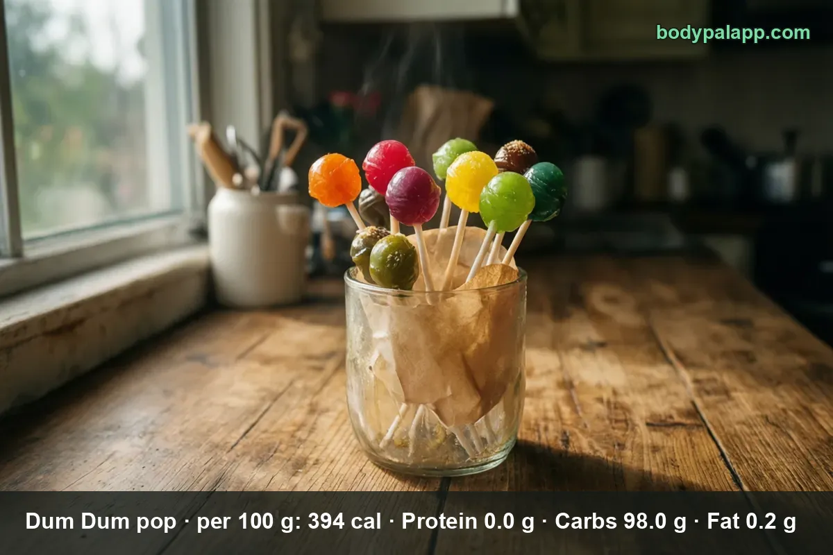 About nine unwrapped colorful lollipops on white sticks standing upright in a paper-lined glass jar.