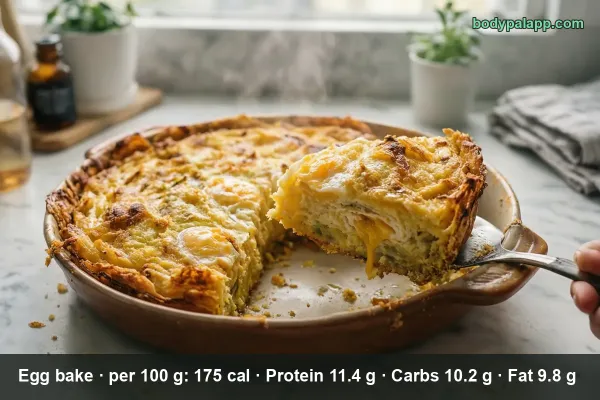 Egg Bake calories