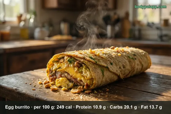 Egg Burrito calories