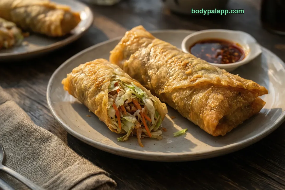 Egg roll, restaurant, assorted fillings