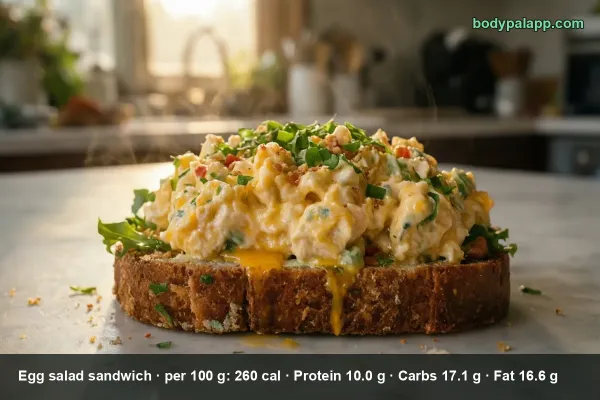 Egg Salad Sandwich calories