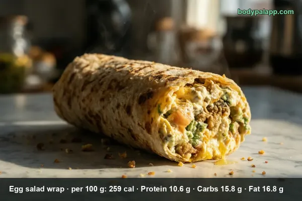 Egg Salad Wrap calories
