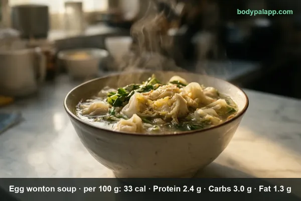 Egg Wonton Soup calories