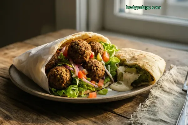 Falafel Gyro calories