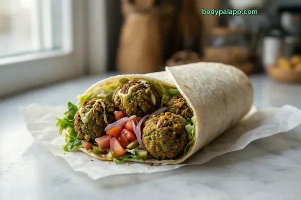 Falafel Wrap calories