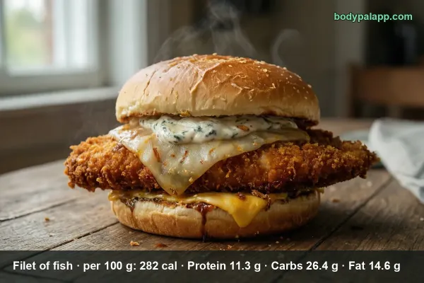 Filet Of Fish calories
