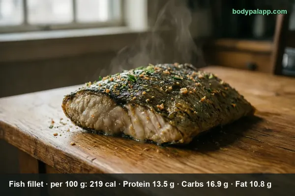 Fish Fillet calories