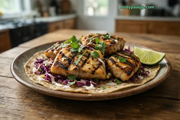 Fish Tacos Grilled calories