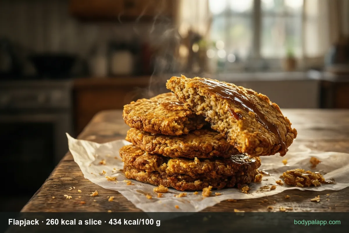 Flapjack - 260 kcal a slice