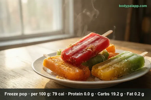 Freeze Pop calories