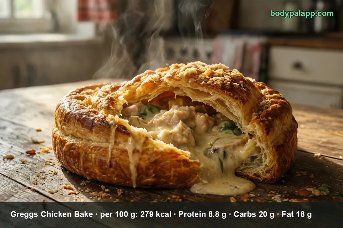 Greggs Chicken Bake - 420 calories per bake