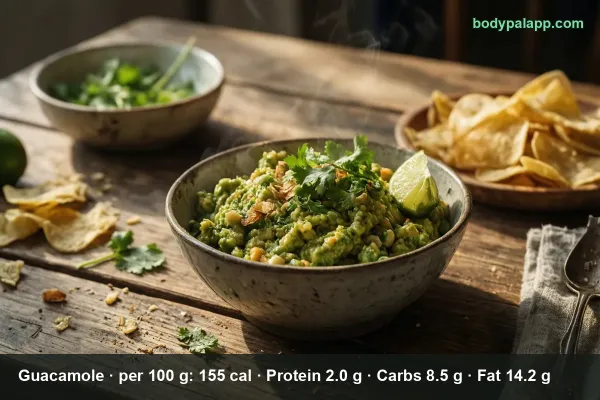 Guacamole calories