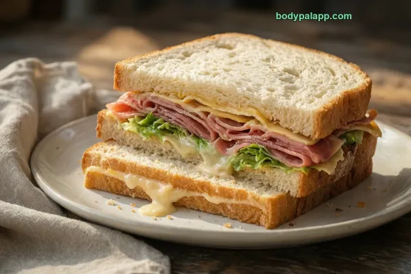 Ham And Cheese Sandwich calories
