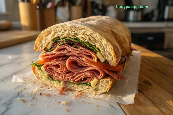 Ham Sub calories