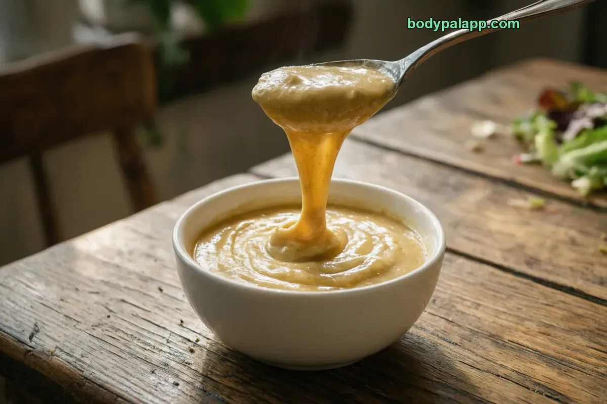 Honey mustard dressing, regular, bottled