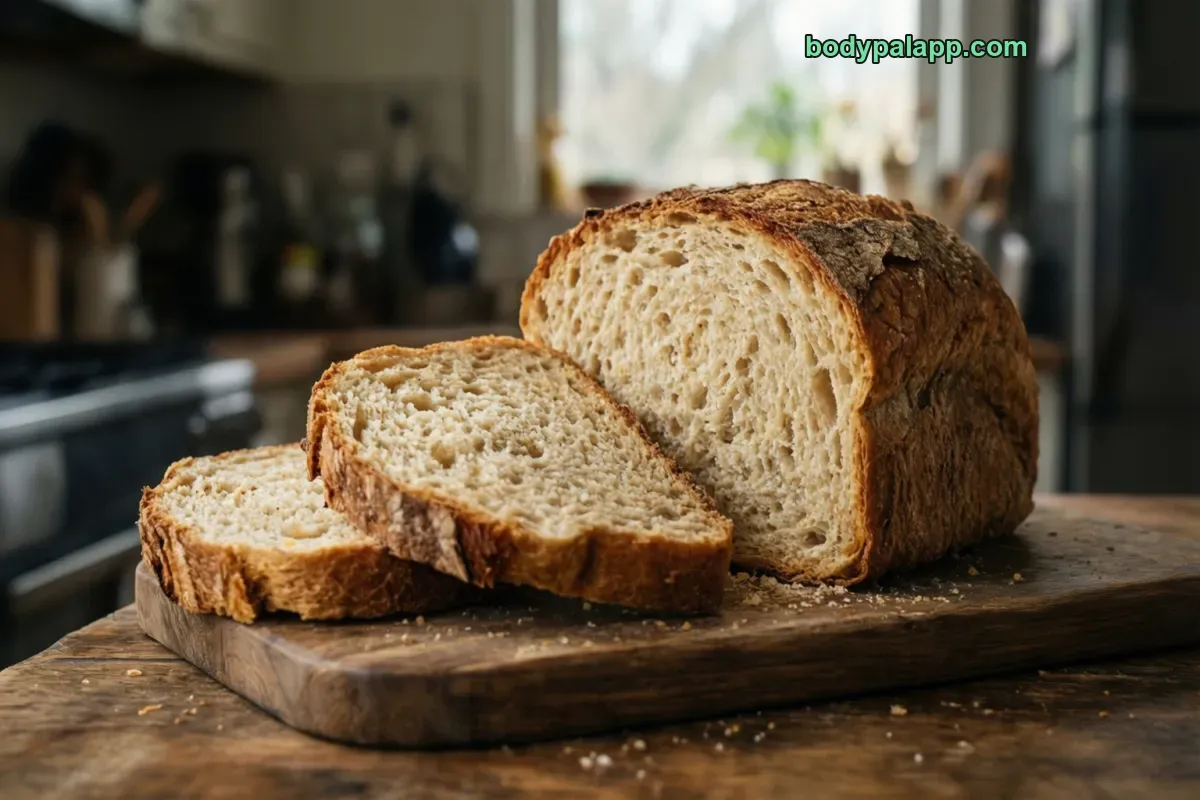 Honey wheat bread, honey wheat, sliced