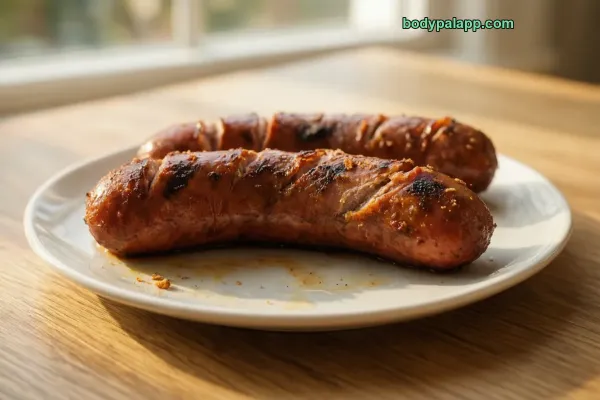 Hot Dog Without Bun calories