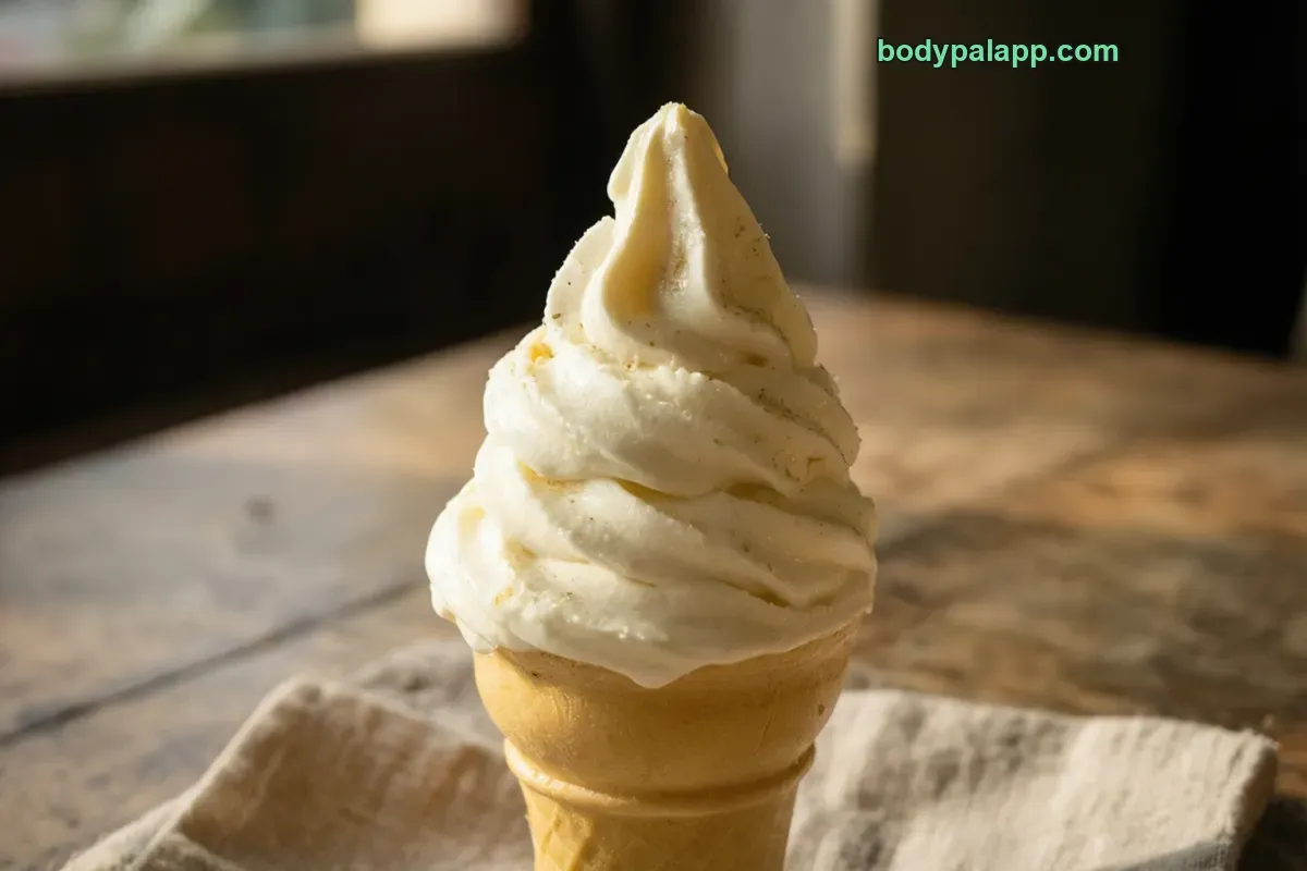 Mcdonald's ice cream cone, fast food, reduced fat vanilla