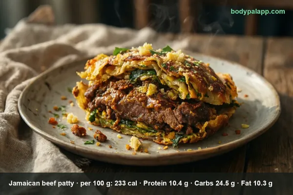 Jamaican Beef Patty calories