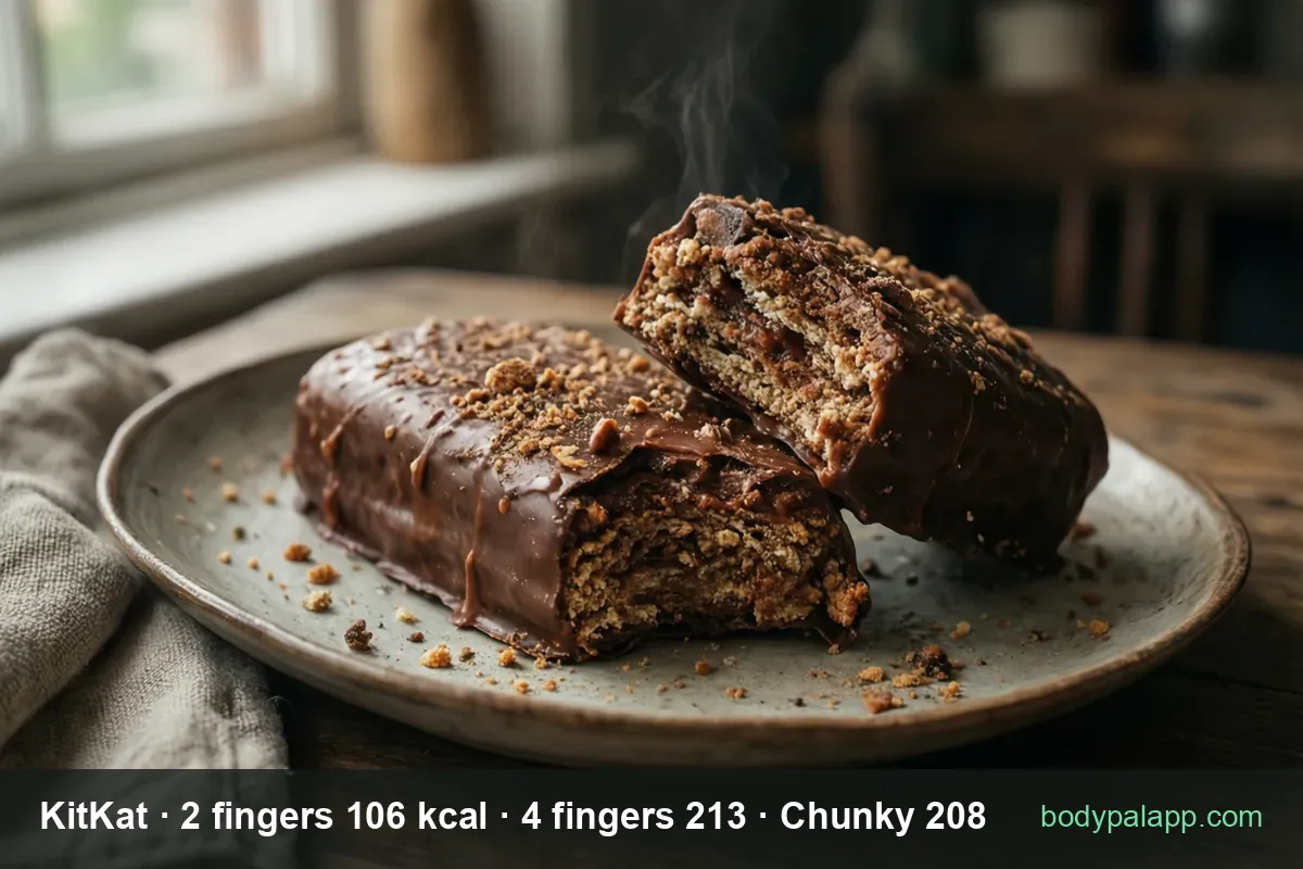 Kit Kat - 106 kcal per two fingers