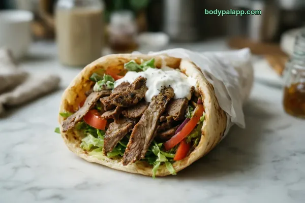 Lamb Gyro calories