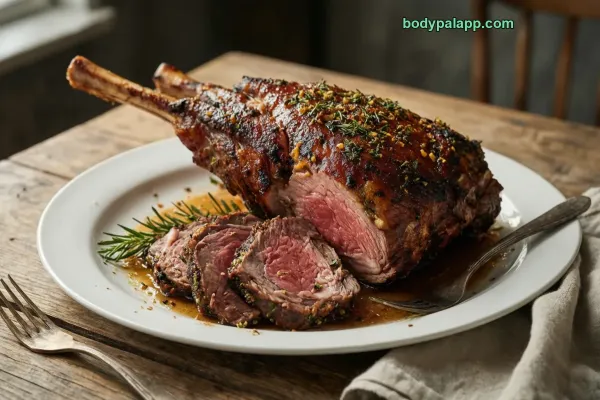 Lamb Roast calories