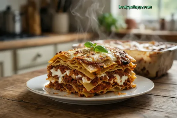 Lasagna Portion calories