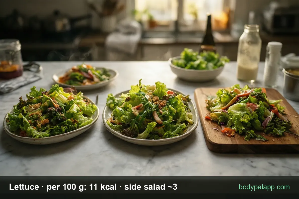 Lettuce - 3 kcal per side salad