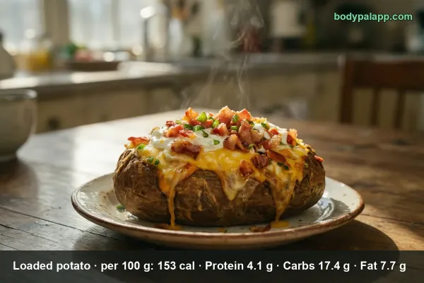 Loaded Potato calories