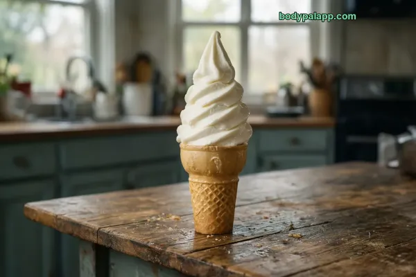 Vanilla Soft Serve Ice Cream Cone calories
