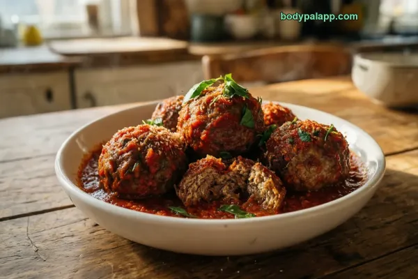 Meatballs With Sauce calories